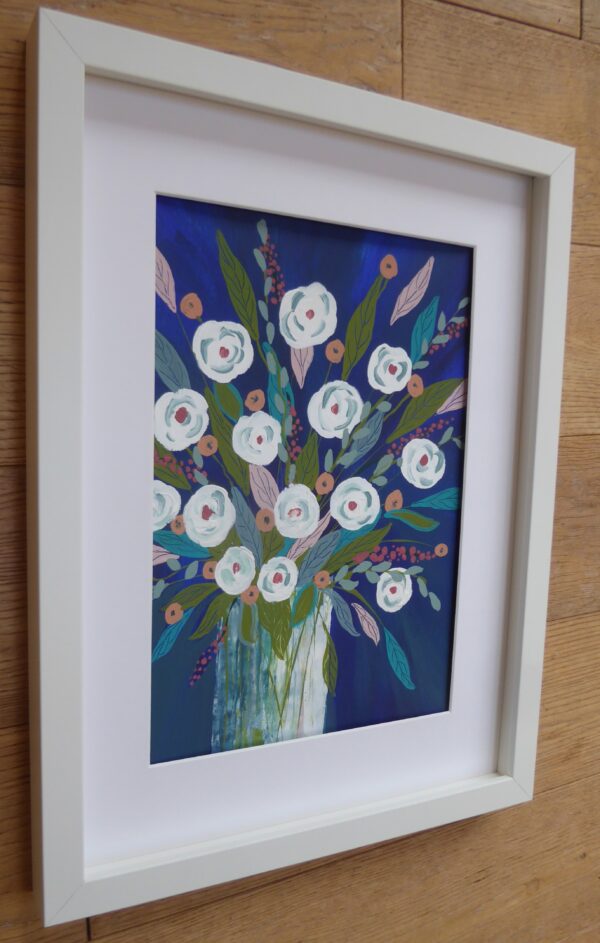 Funky Flowers, blue - Image 2